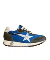 Golden Goose Deluxe Brand Running Marathon Nylon Upper Suede Sneakers In Multicolor