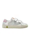 Golden Goose May School Sneakers In Nude