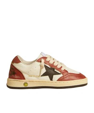 Golden Goose Round-head Sneakers In Nude
