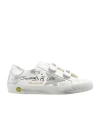 Golden Goose Round-head Sneakers In White