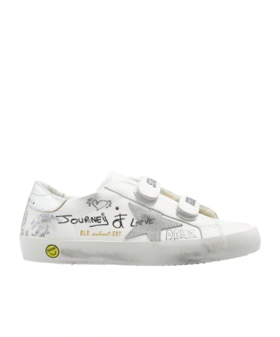 Golden Goose Round-head Sneakers In White