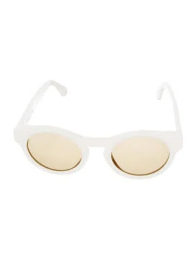 Pre-owned Golden Goose Round Mirrored Sunglasses In Neutral