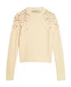 Golden Goose Cream Virgin Wool Journey Sweater In Nude