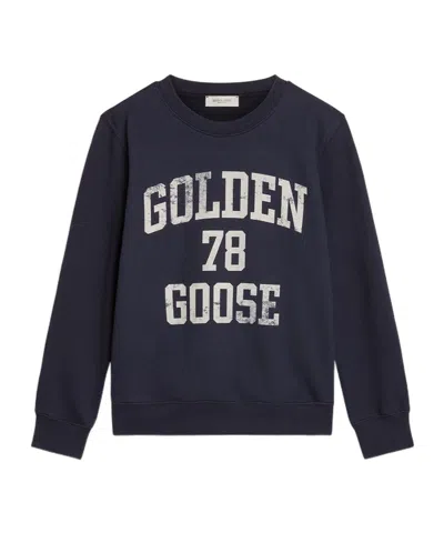Golden Goose Round-neck Sweater In Black