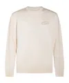 Golden Goose Sweatshirt With The Dream Print Sweatshirts Beige In White