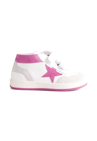 GOLDEN GOOSE GOLDEN GOOSE KIDS JUNE STAR PATCH SNEAKERS