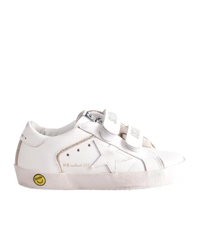 Golden Goose Round Toe Casual Shoes In White
