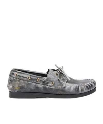 Golden Goose Round-toe Casual Shoes In Black