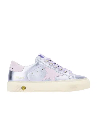 Golden Goose Round-toe Casual Shoes In Pink