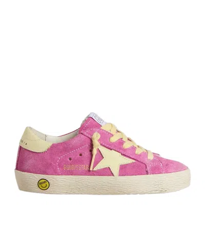 Golden Goose Round-toe Casual Shoes In Pink