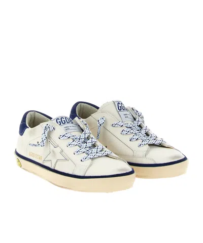 Golden Goose Round Toe Casual Shoes In White