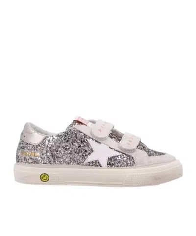 Golden Goose Round Toe Casual Shoes In White