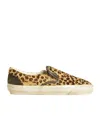 Golden Goose Calfhair And Leather Slip-on Sneakers In Nude