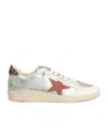 Golden Goose Round-toe Low-top Casual Shoes In White