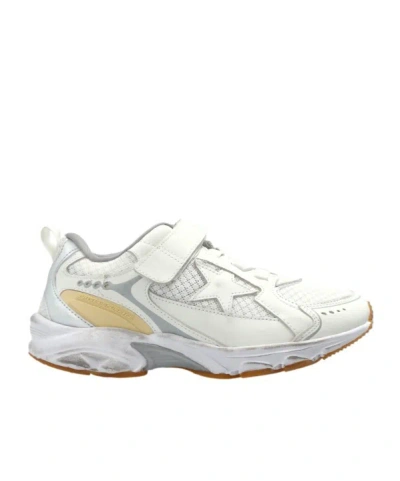 Golden Goose Round-toe Low-top Sneakers In White