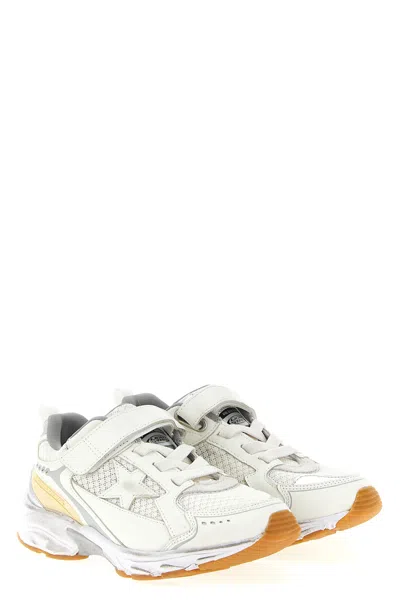 Golden Goose Round-toe Sneakers In White
