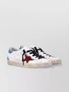 Golden Goose Round Toe Sneakers With Glitter Heel