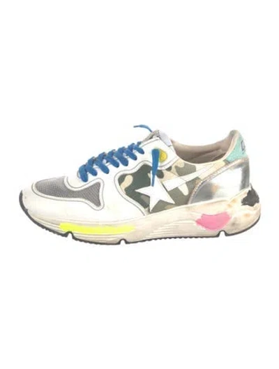 Pre-owned Golden Goose Running Athletic Sneakers In Green