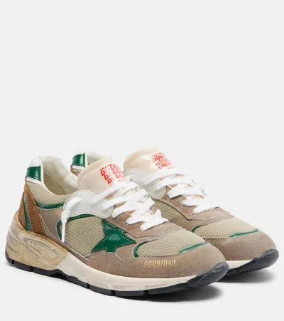 Golden Goose Running Dad Sneakers Nylon Leather Star Heel In Multi