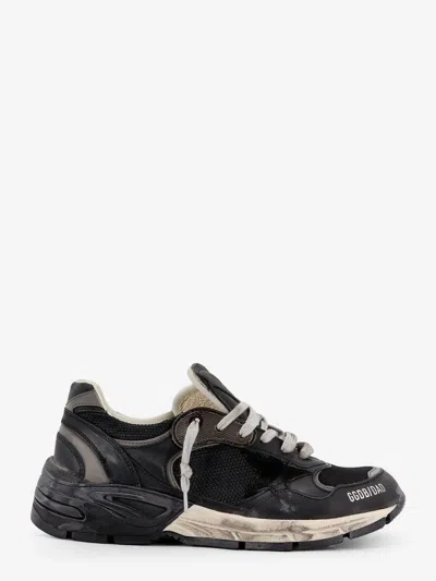 Golden Goose Running Dad New Mesh And Leather Sneakers In Black