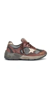 Golden Goose Low Top Sneakers Raised Sole In Brown