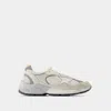 Golden Goose Dad-star Sneakers In Mesh And Suede Leather In Multi