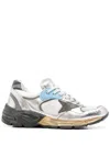 Golden Goose Running Dad Sneakers In Silver