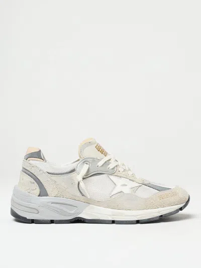 GOLDEN GOOSE RUNNING DAD SNEAKERS IN USED SUEDE AND MESH,E48798001