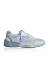 Golden Goose Running Dad Suede Sneaker In Blue