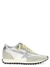 Golden Goose Running Marathon Distressed Leather-trimmed Shell And Suede Sneakers