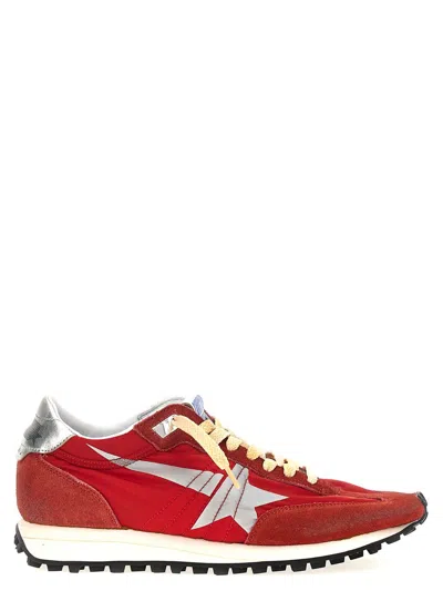 Golden Goose Running Marathon M77 Sneakers In Rot