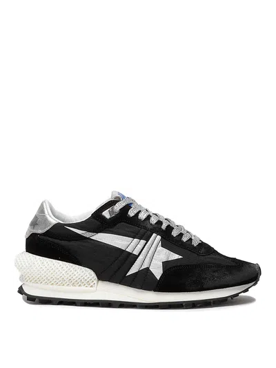 GOLDEN GOOSE RUNNING MARATHON NYLON UPPER SUEDE TOE