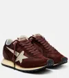 Golden Goose Contemporary Sport-inspired Sneakers With Sculpted Sole In Burgundy