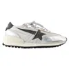 Golden Goose Marathon Running Sneakers In Laminated Leather