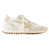 Golden Goose Running Marathon Nylon And Leather Upper Printed Star Leather Spur And Heel