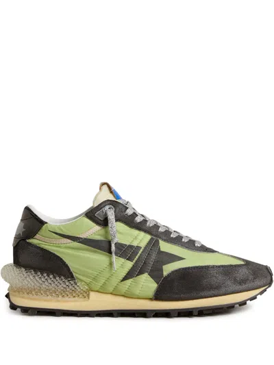 Golden Goose Running Marathon Sneakers In Green