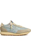 Golden Goose Low Top Sneakers Contrast Stitching In Brown
