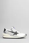 Golden Goose Marathon Running Sneakers In Laminated Leather In Multi