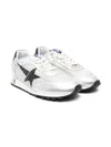 Golden Goose Running Marathon Sneakers In Silver