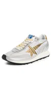 Golden Goose Deluxe Brand Running Marathon M 77 Sports Sneakers In Metallic