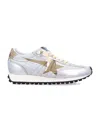 Golden Goose Deluxe Brand Running Marathon M 77 Sports Sneakers In Silver