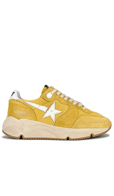 Golden Goose Running Sneaker In Honey & White