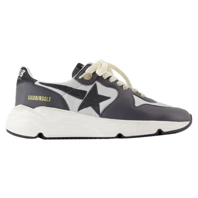 Golden Goose Running Sneakers -  Deluxe Brand - Leather - Silver