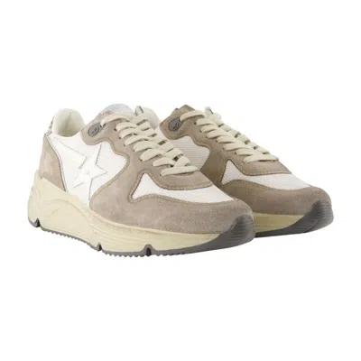 Golden Goose Running Sneakers In Gray