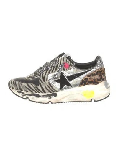 Pre-owned Golden Goose Running Sneakers In Black