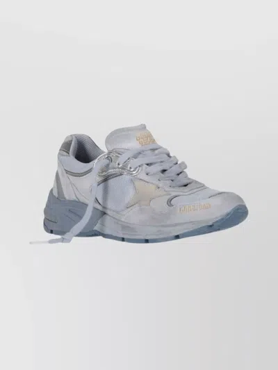 Golden Goose Running Sneakers With Suede And Mesh In Multi
