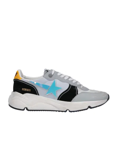 Golden Goose Running Sole Chunky Sneakers In White