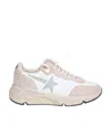 Golden Goose Sneakers In Leather And Suede In Pink