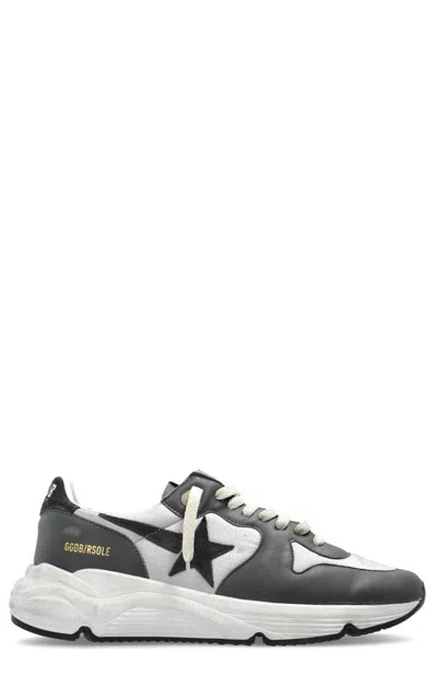 GOLDEN GOOSE RUNNING SOLE LACE-UP SNEAKERS