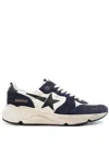 Golden Goose Deluxe Brand Star Patch Panelled Sneakers In Blue